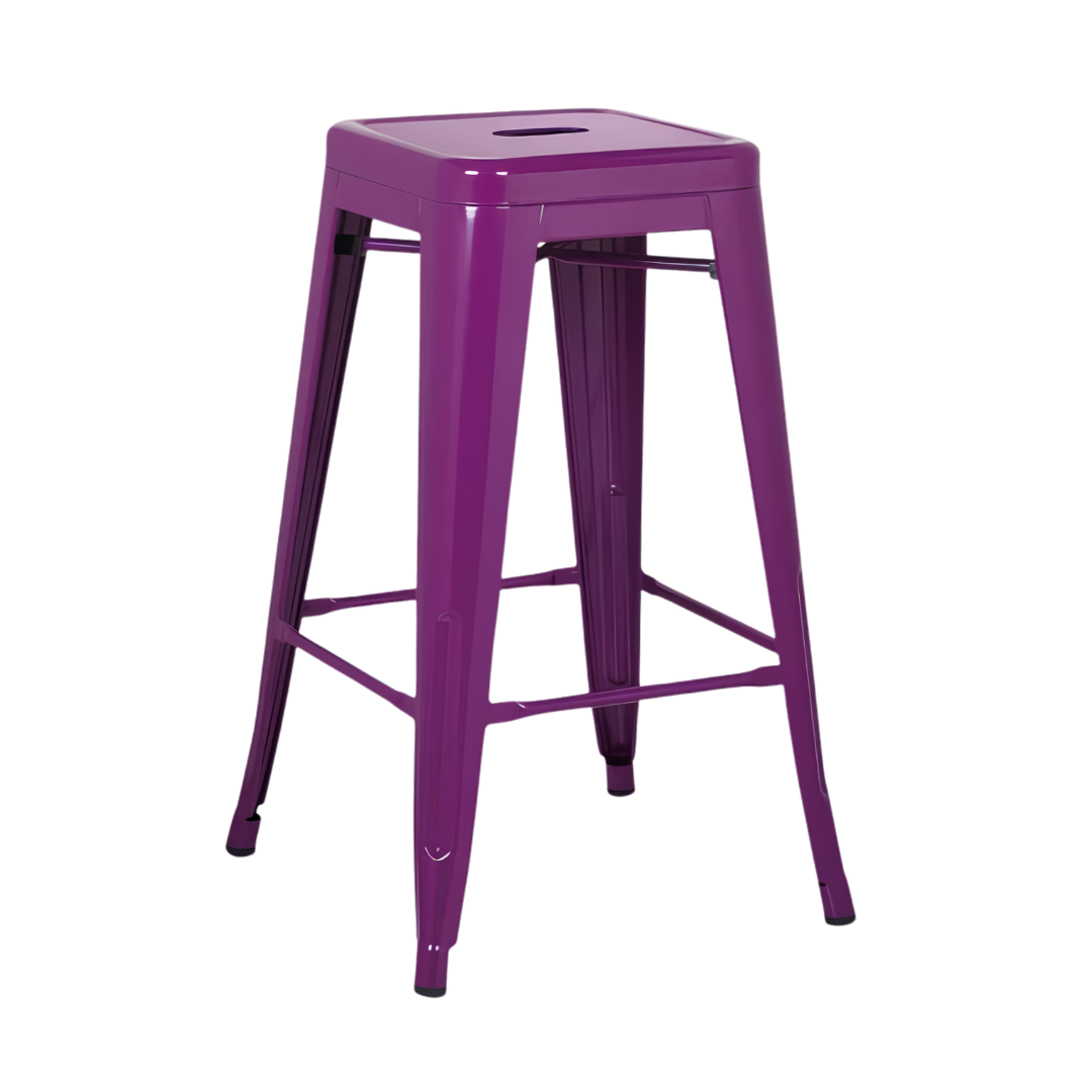 Purple Tolix Stool