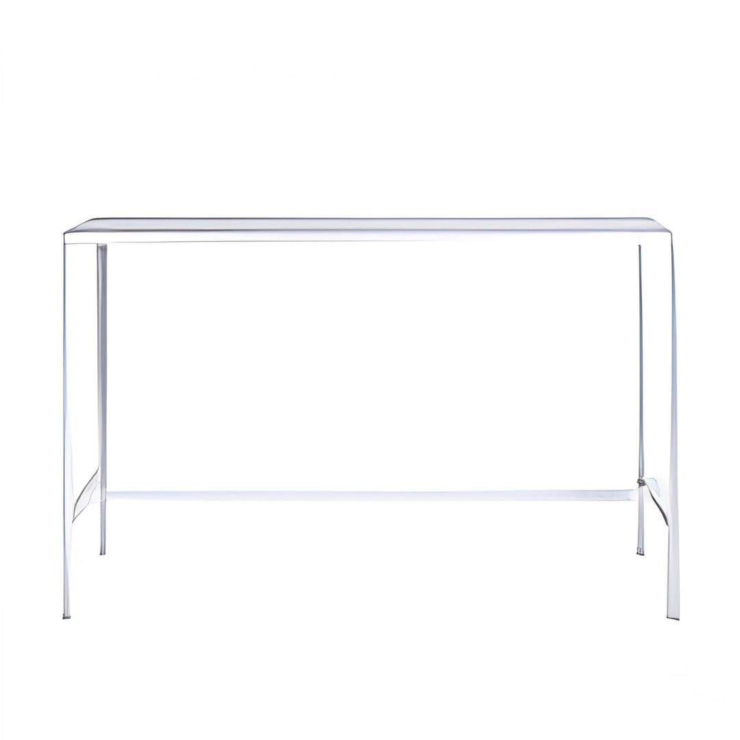 White Rectangular Tapas Table w/ White Top