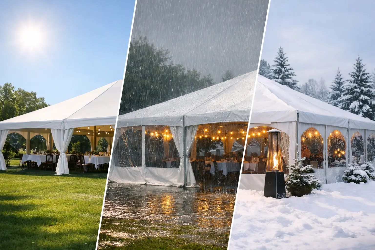 All Weather Event Tent Hire for Every Forecast