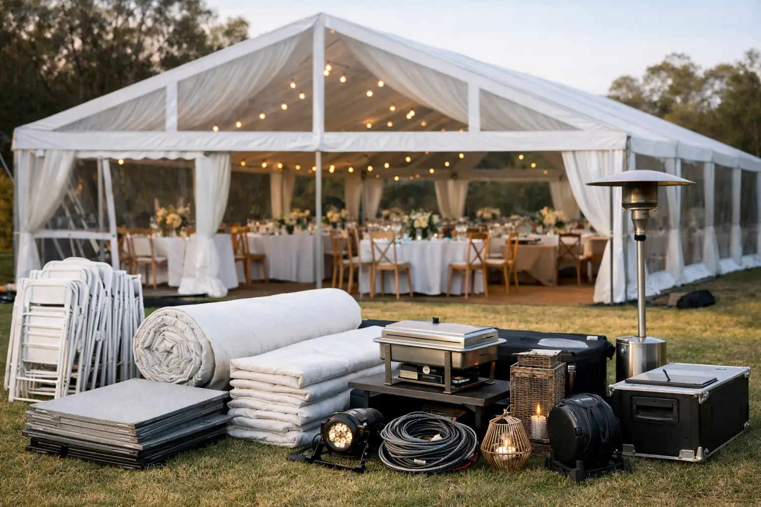 What Does Marquee Installation Include in Australia?