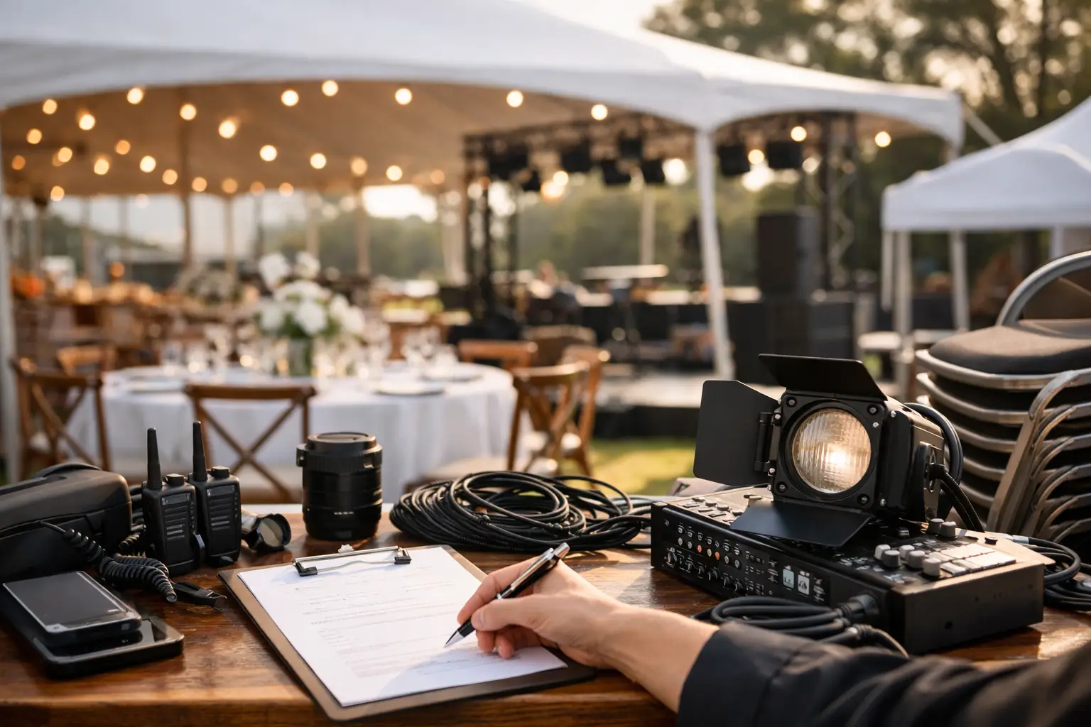 When to Book Hire Equipment for Your Event